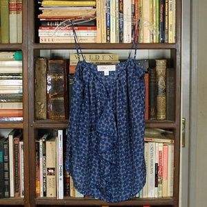 Lilka I Anthropologie Floral Silk Tent Top